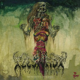 Fleshrot - Unburied corpse LP  (Yellow)